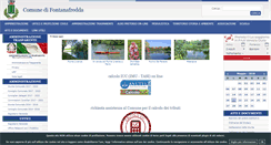 Desktop Screenshot of comune.fontanafredda.pn.it