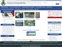 Tablet Screenshot of comune.fontanafredda.pn.it